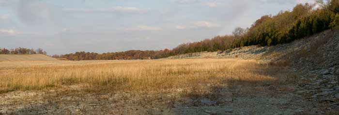 Caesar Creek Lake spillway